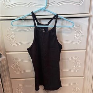 NOBULL Women's ribbed Black Tank Top